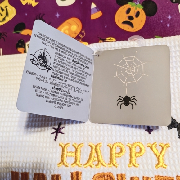 NWT, Disney Licensed, Happy Halloween, Mickey Mouse, 2 Piece, Decorative Towels - Picture 10 of 12